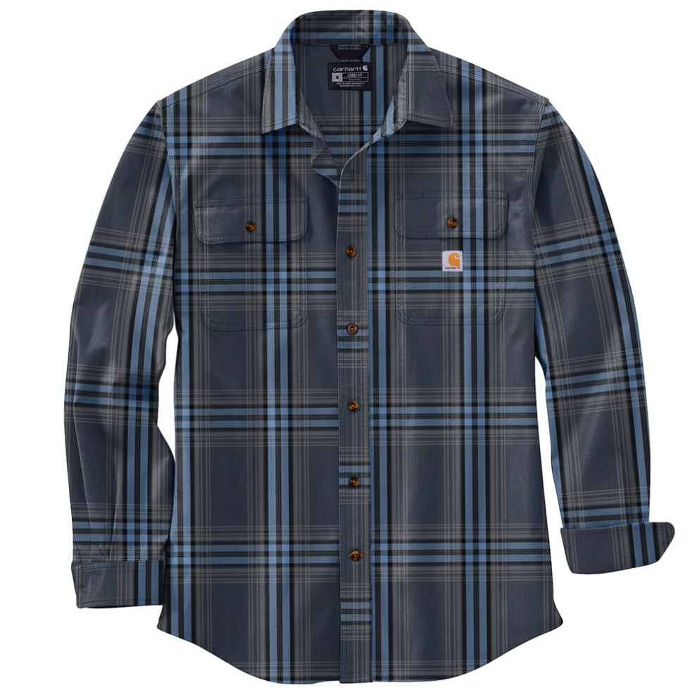 Carhartt Men's 105947 Loose Fit Heavyweight Flannel Long-Sleeve Plaid