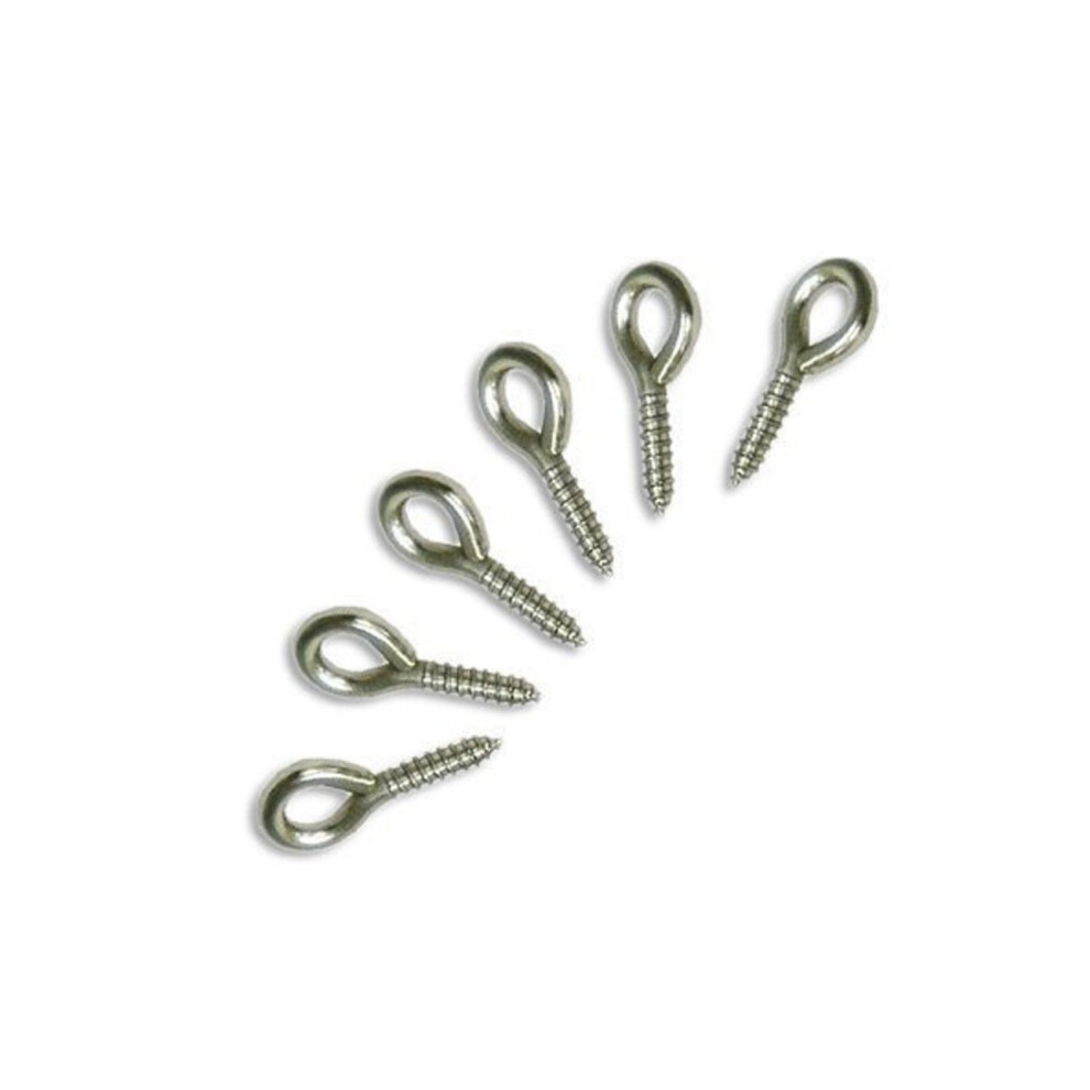 Dsmile 25-Pack 1/2"" Stainless Steel Screw Eye Rings-image-OPC-PFMQM5P-NEW