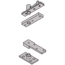 Ives 7255 Set SP28 689/Alum/Sp28 Pivots Aluminum