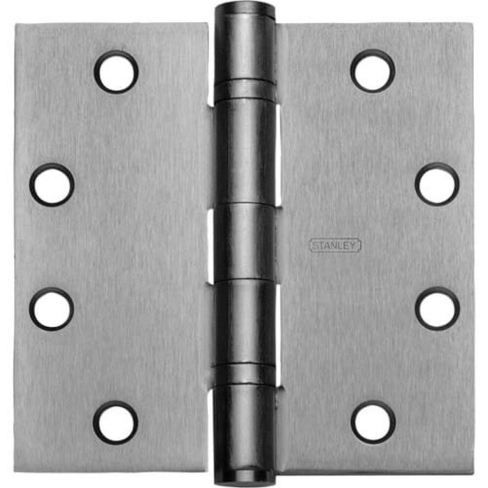 STANLEY FBB191 4 5X4 5 32D STS Door Hinge  Satin Stainless Steel  Stai