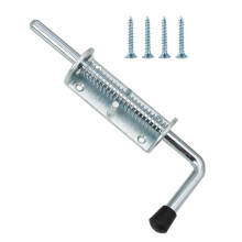Spring Loaded Latch KAIISSA Barrel Bolt Metal Lock with Grip Heavy D