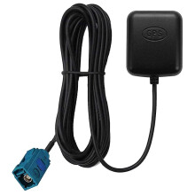 Vehicle Waterproof Active Gps Antenna With Fakra Z Connector 28db Gain, 3-5vdc