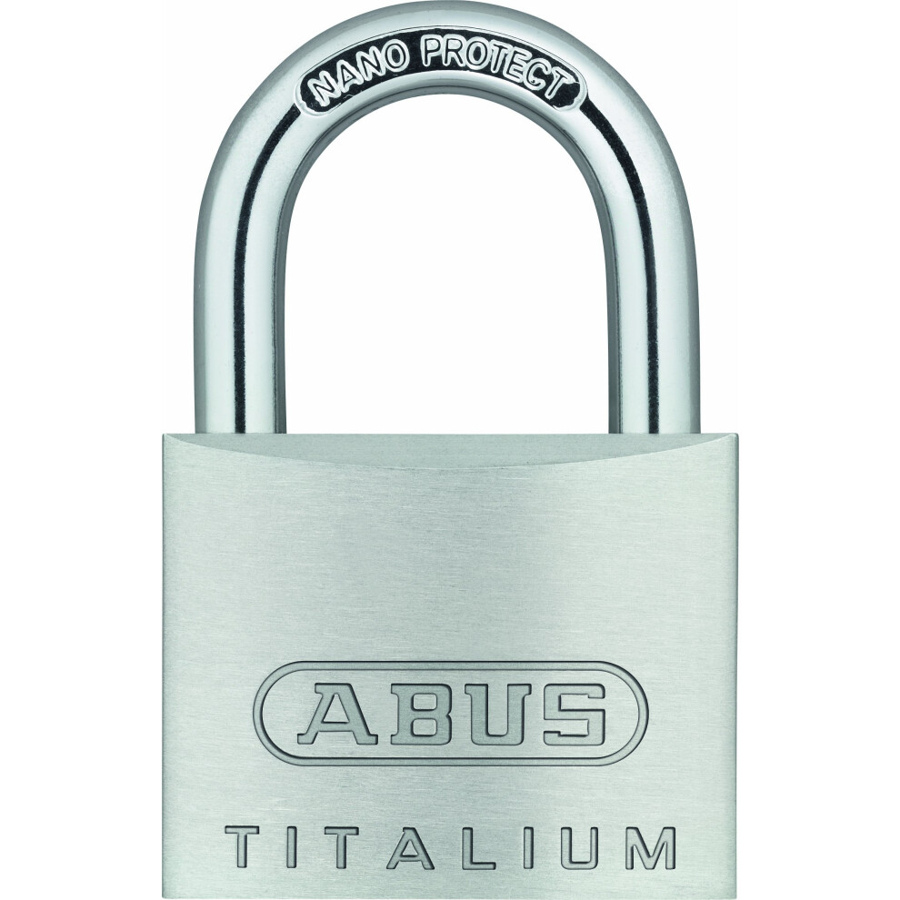 ABUS 64TI/40 Titalium Aluminum Alloy Padlock Keyed Different - Nano Pr