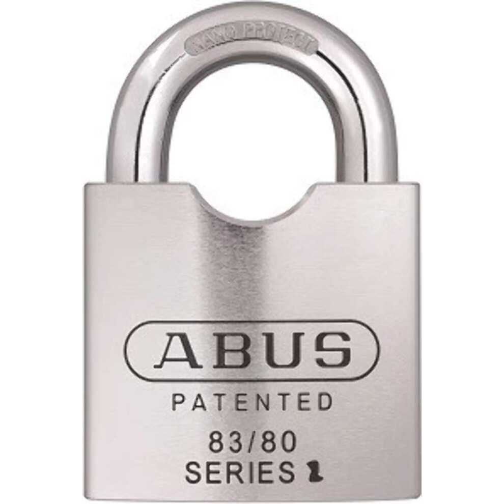 ABUS 83/80 300 Schlage Rekeyable Chrome Plated Brass Padlock  Zero Bit