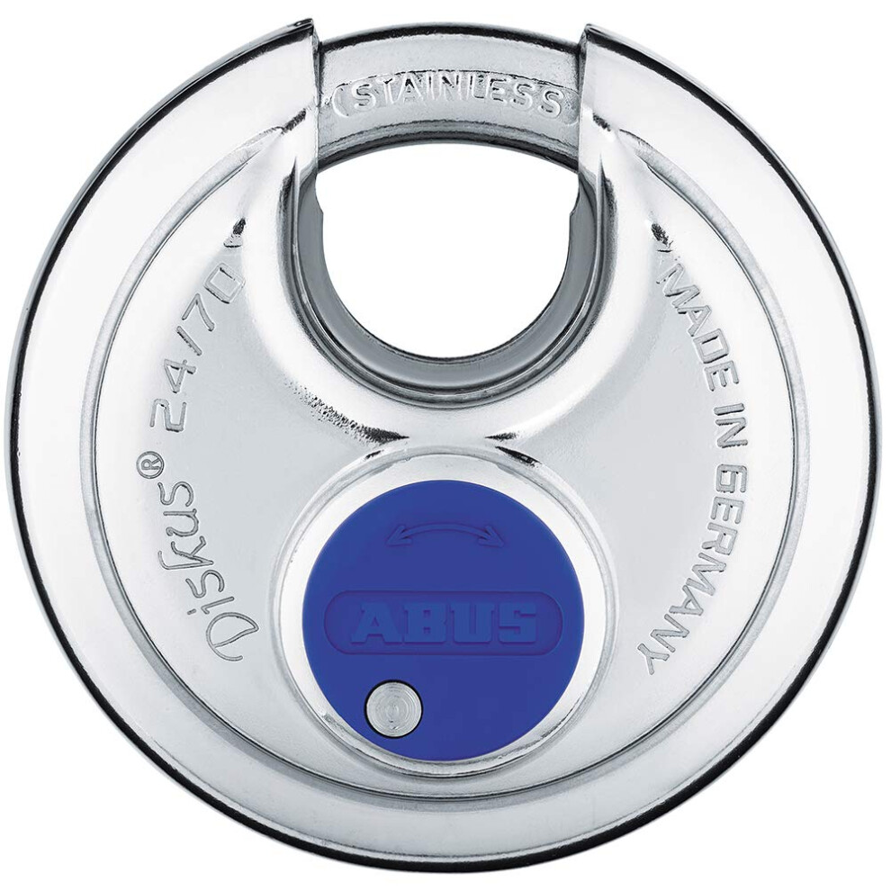 ABUS 24/70 Diskus Hardened Stainless Steel Padlock Keyed Alike  Pack o