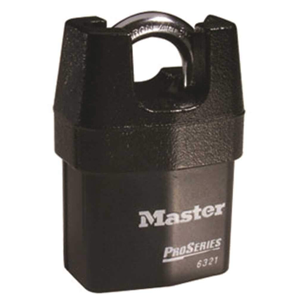 Master Lock 6321 ProSeries Padlock  1"" x 2.1"" x 4""  Black