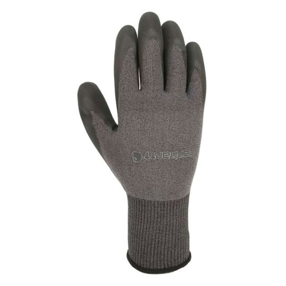 Carhartt Men's Touch Sensitive Nitrile Glove  Grey  Large