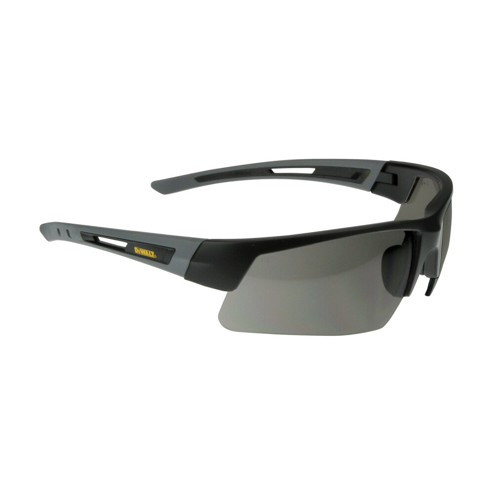 DEWALT Unisex DPG100 Half Frame Comfort Fit Protective Eyewear Black F