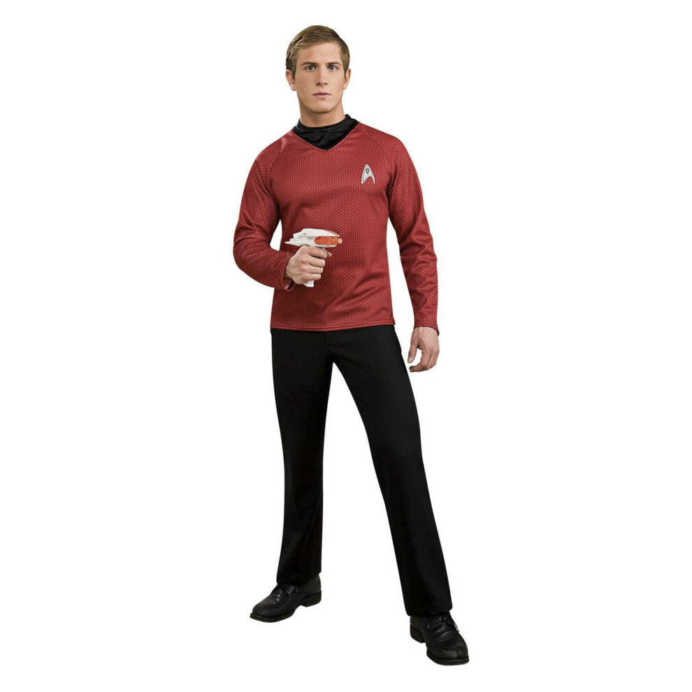 Star Trek Movie Deluxe Red Shirt  Adult XL Costume