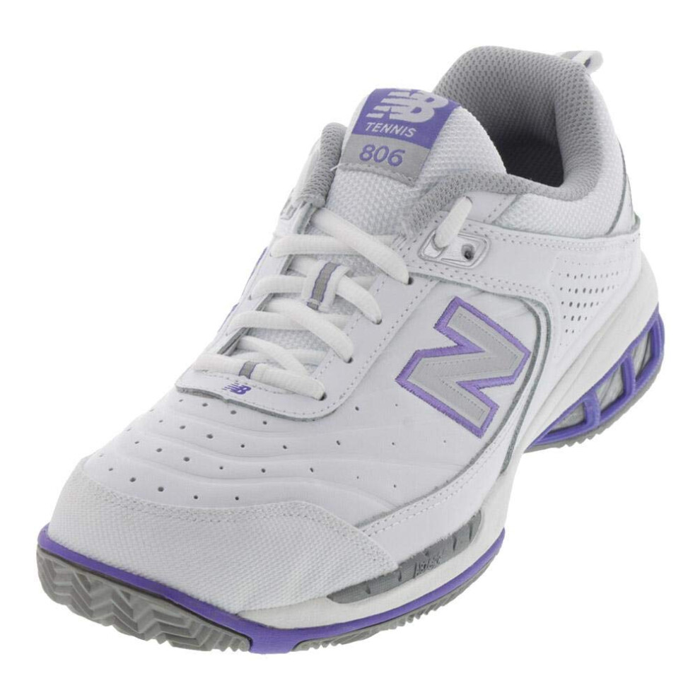 New Balance womens 806 V1 Tennis Shoe  White  5.5 US