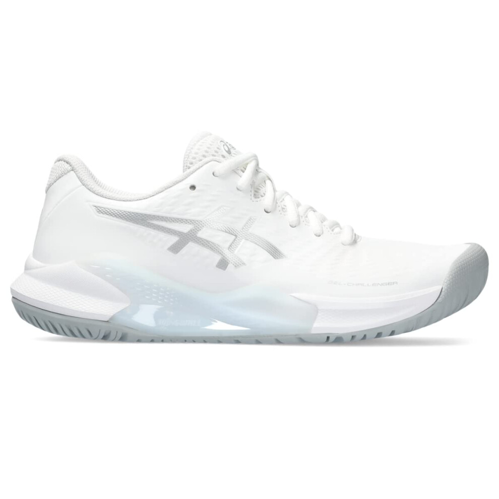 ASICS Women's Gel-Challenger 14 Tennis Shoes  6.5  White/Pure Silver