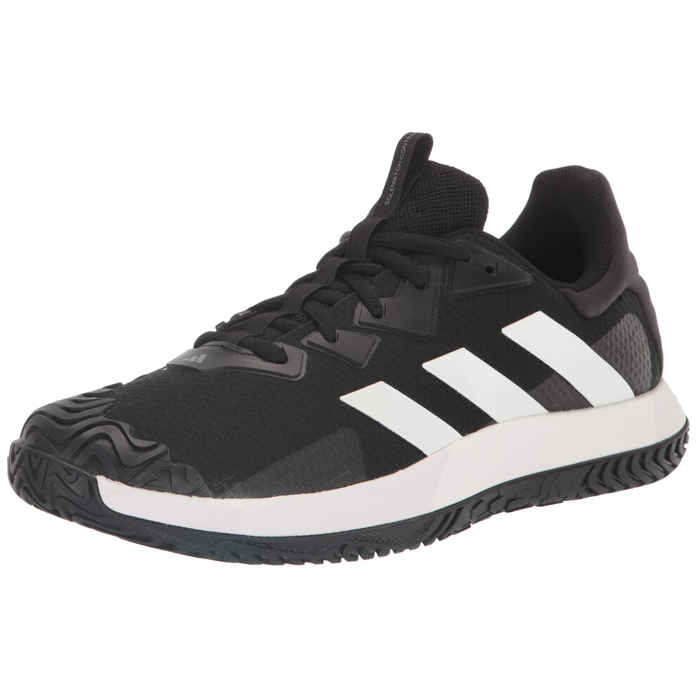 adidas Men's SoleMatch Control Core Black/White/Grey 7.5