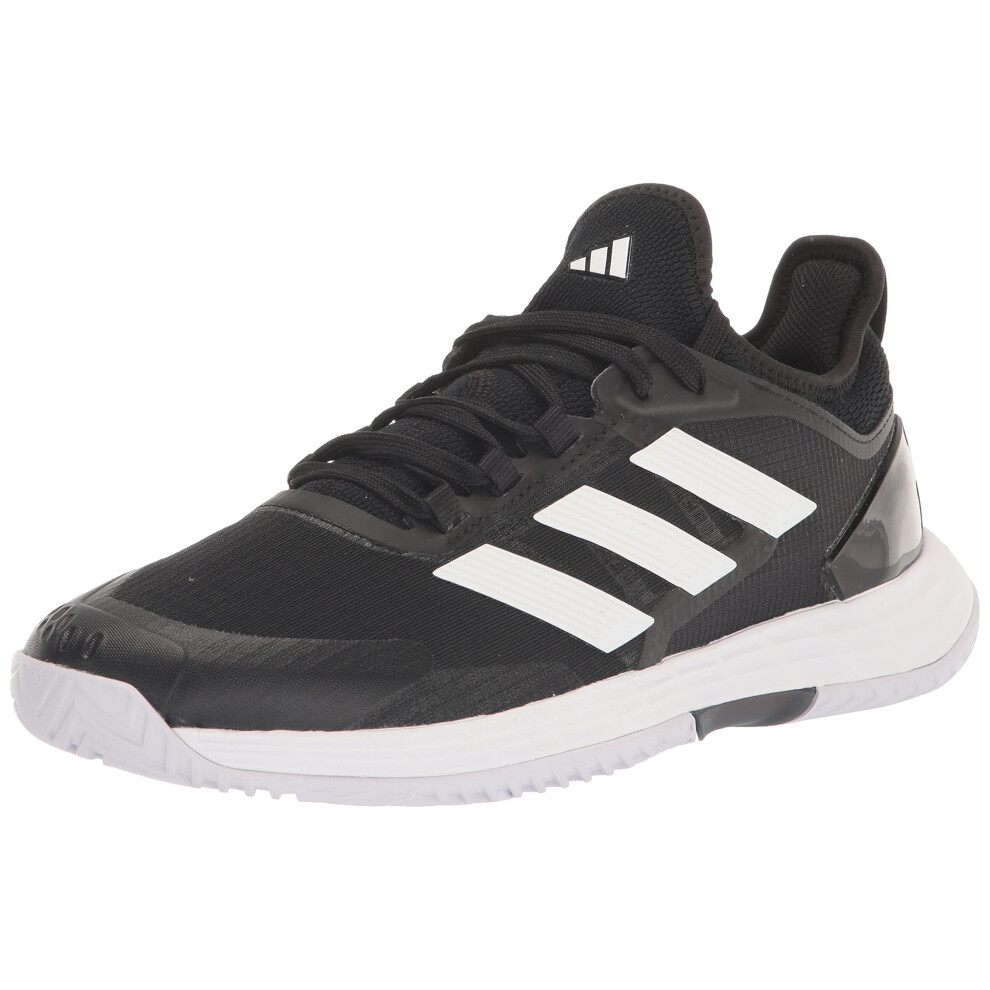 adidas Men's Adizero Ubersonic 4.1 Sneaker  Core Black/White/Grey  8