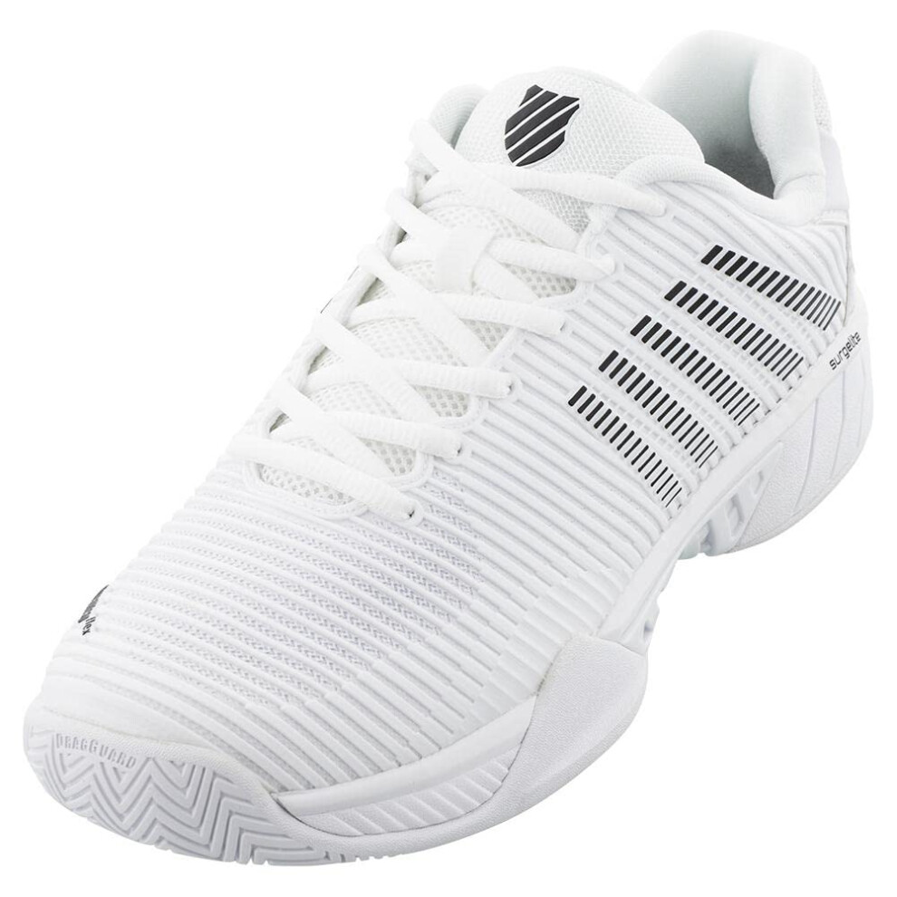 K-Swiss Men's Hypercourt Express 2 HB Tennis Shoe  White/Black  9.5 M