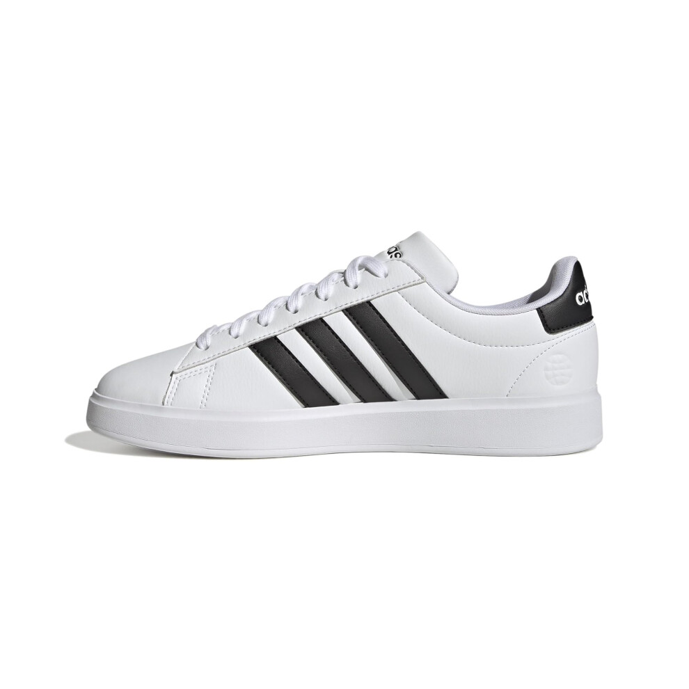 adidas Men's Grand Court 2.0 Tennis Shoe  FTWR White/Core Black/FTWR W