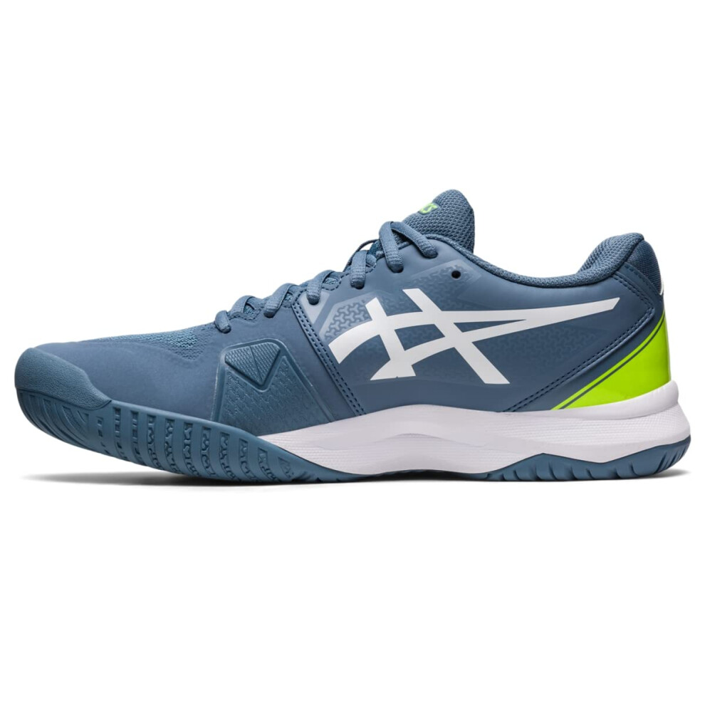 ASICS Men's Gel-Challenger 13 Tennis Shoes  11  Steel Blue/White