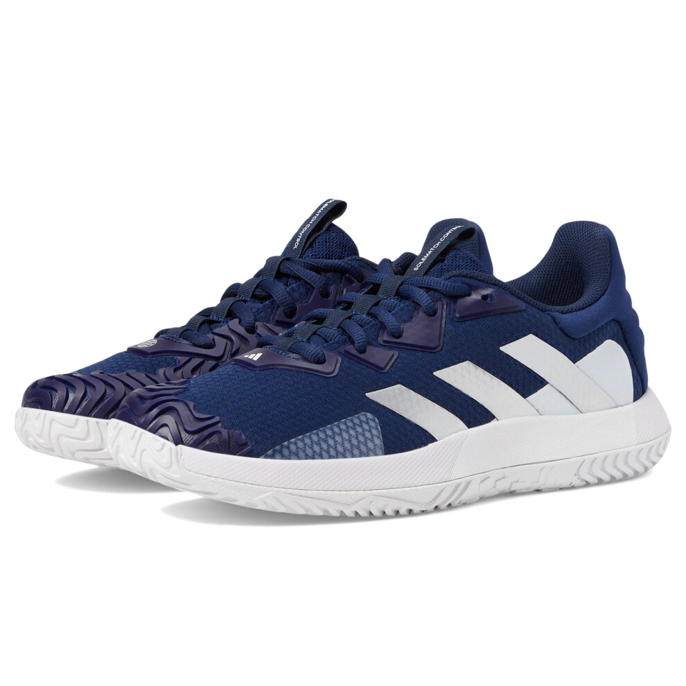 adidas Men's Solematch Control Tennis Shoe  Team Navy Blue/Matte Silve