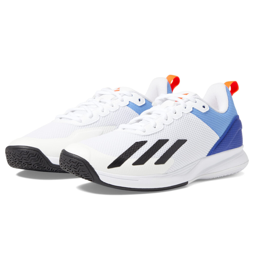 adidas Men's Courtflash Speed Tennis Shoe  White/Black/Black  10.5