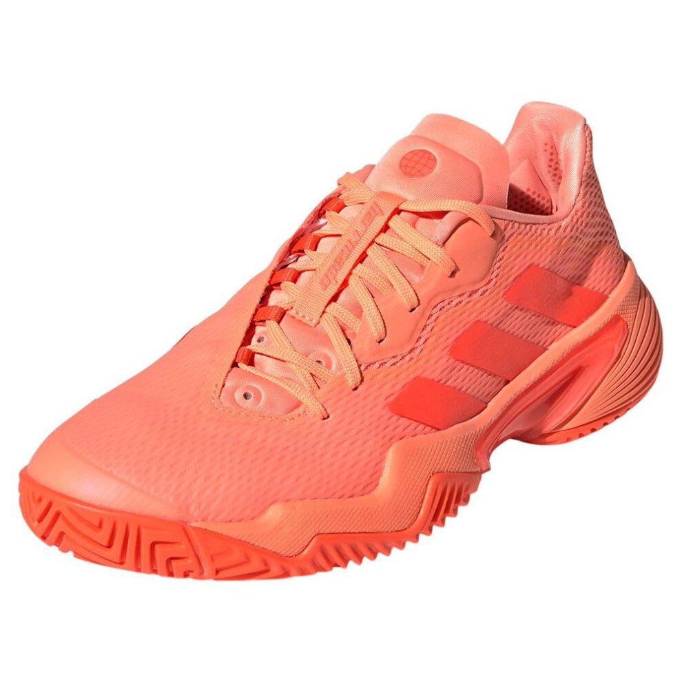 adidas Women's Barricade Tennis Shoe  Beam Orange/Solar Orange/Impact