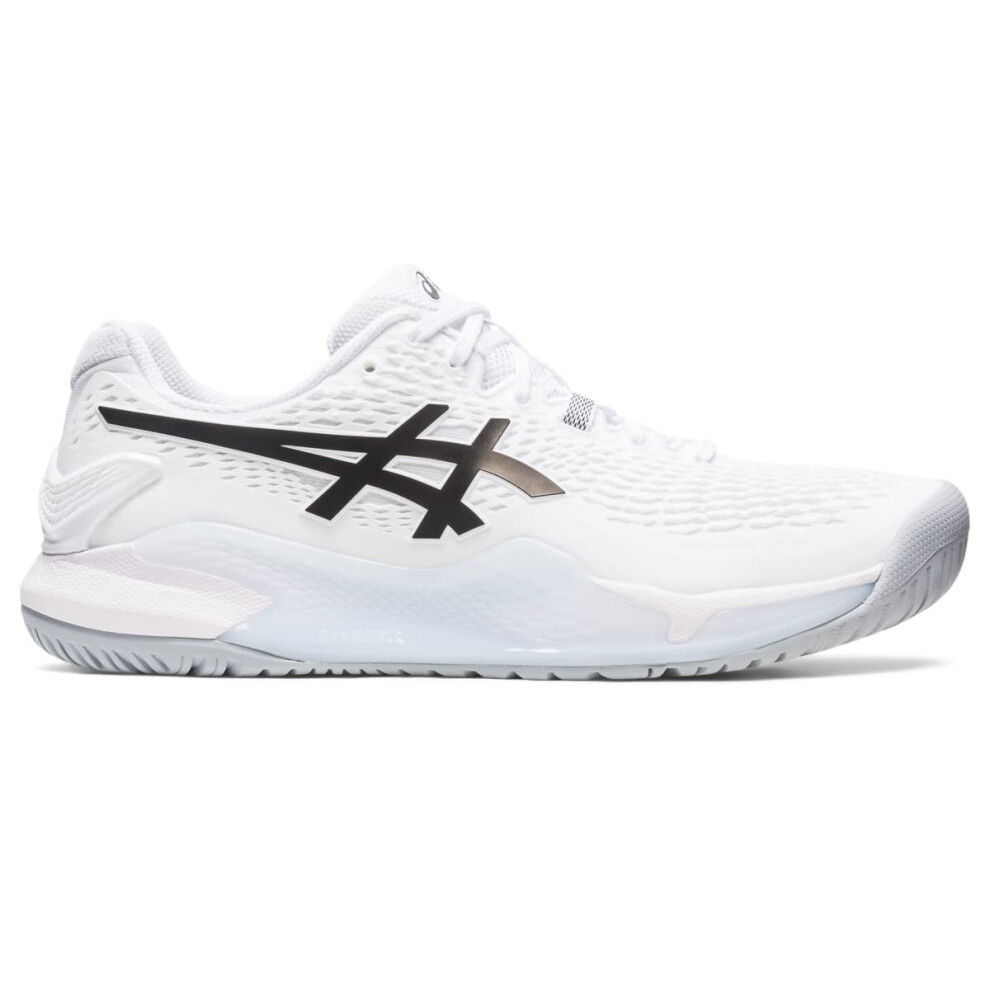 ASICS Men's Gel-Resolution 9 Tennis Shoes  12  White/Black