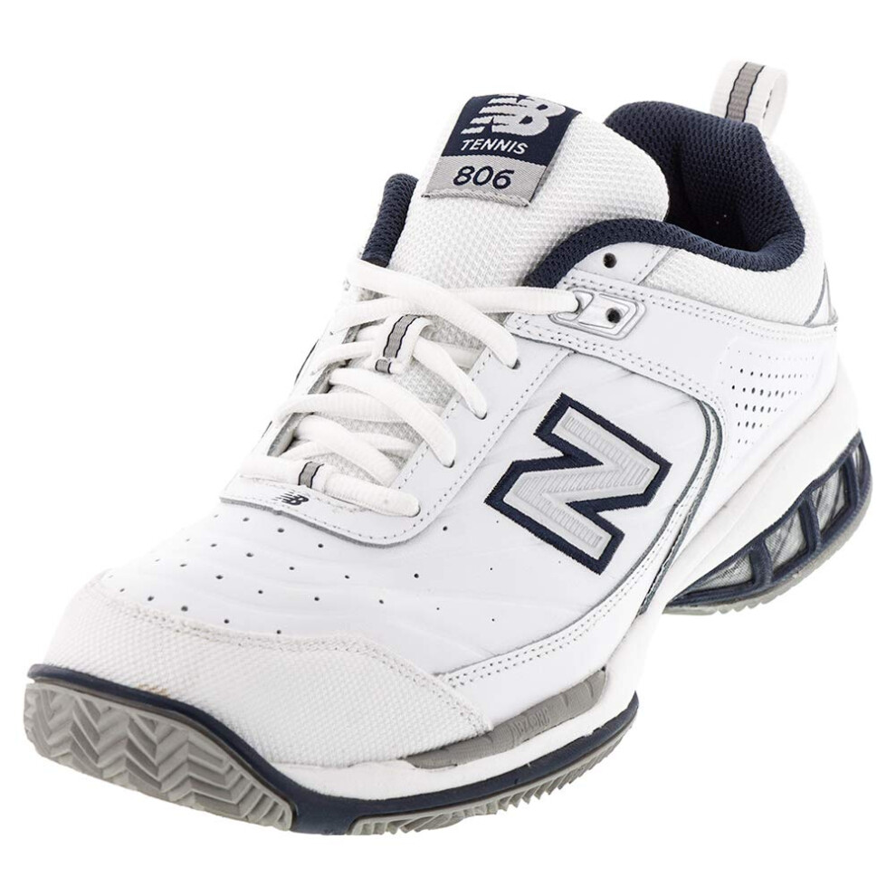 New Balance Men's 806 V1 Tennis Shoe  White  15 M US