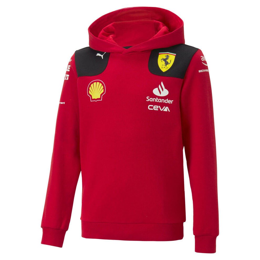 PUMA Scuderia Ferrari - Kids 2023 Team Hoodie - Red - Size: Medium