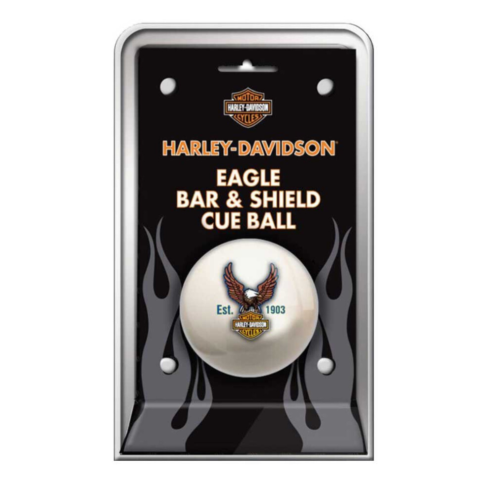 Harley-Davidson Bar & Shield Eagle Cue Ball