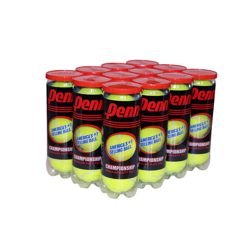 Penn Championship Tennis Balls - Regular Duty Felt Pressurized Tennis