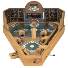 Tafel Honkbal Pinball Spellen - Miniatuur Houten Retro Sport Arcade Speelgoed voor Volwassenen en Kinderen