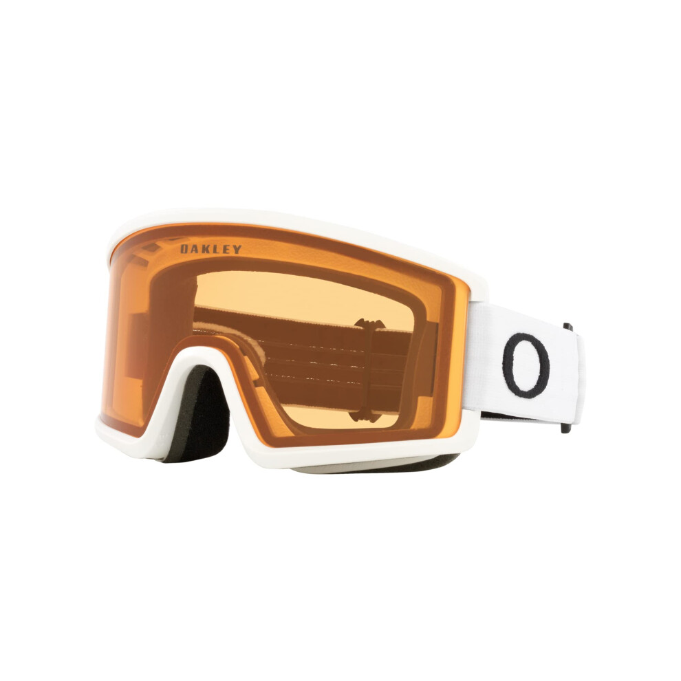 Oakley Target Line L OO7120 White w/Persimmon Ski Goggles For Men For