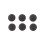 Burton Aluminium Stud Stomp Pad, Zwart 1