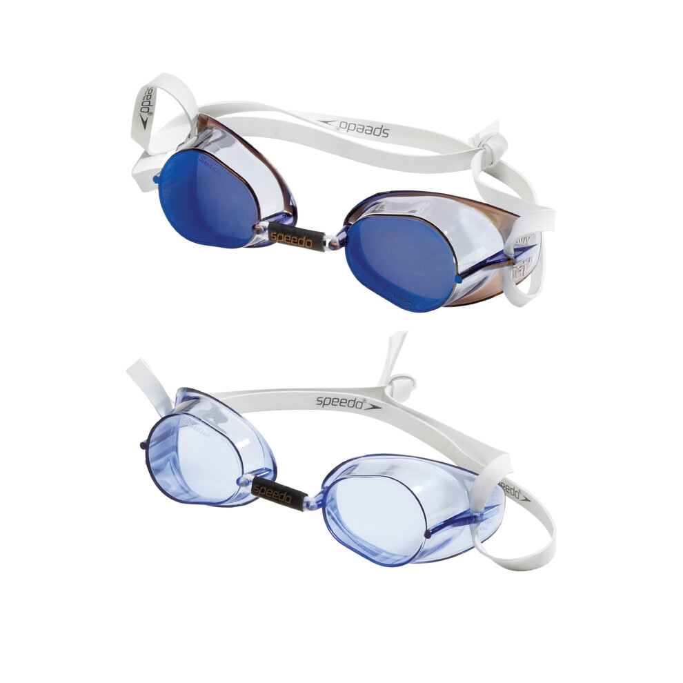 Speedo Unisex-Adult Swim Goggles Swedish 2-Pack   Blue