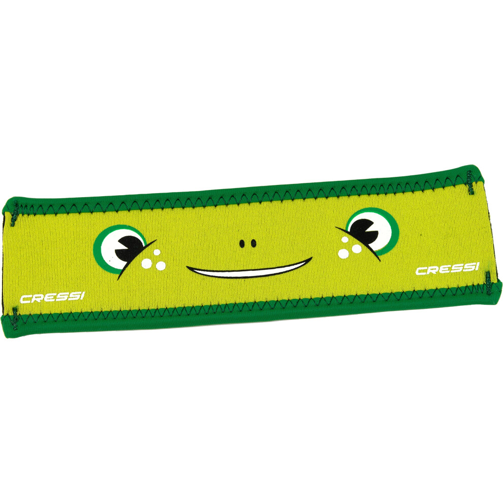 Cressi Neoprene Goggle Strap Cover  Green