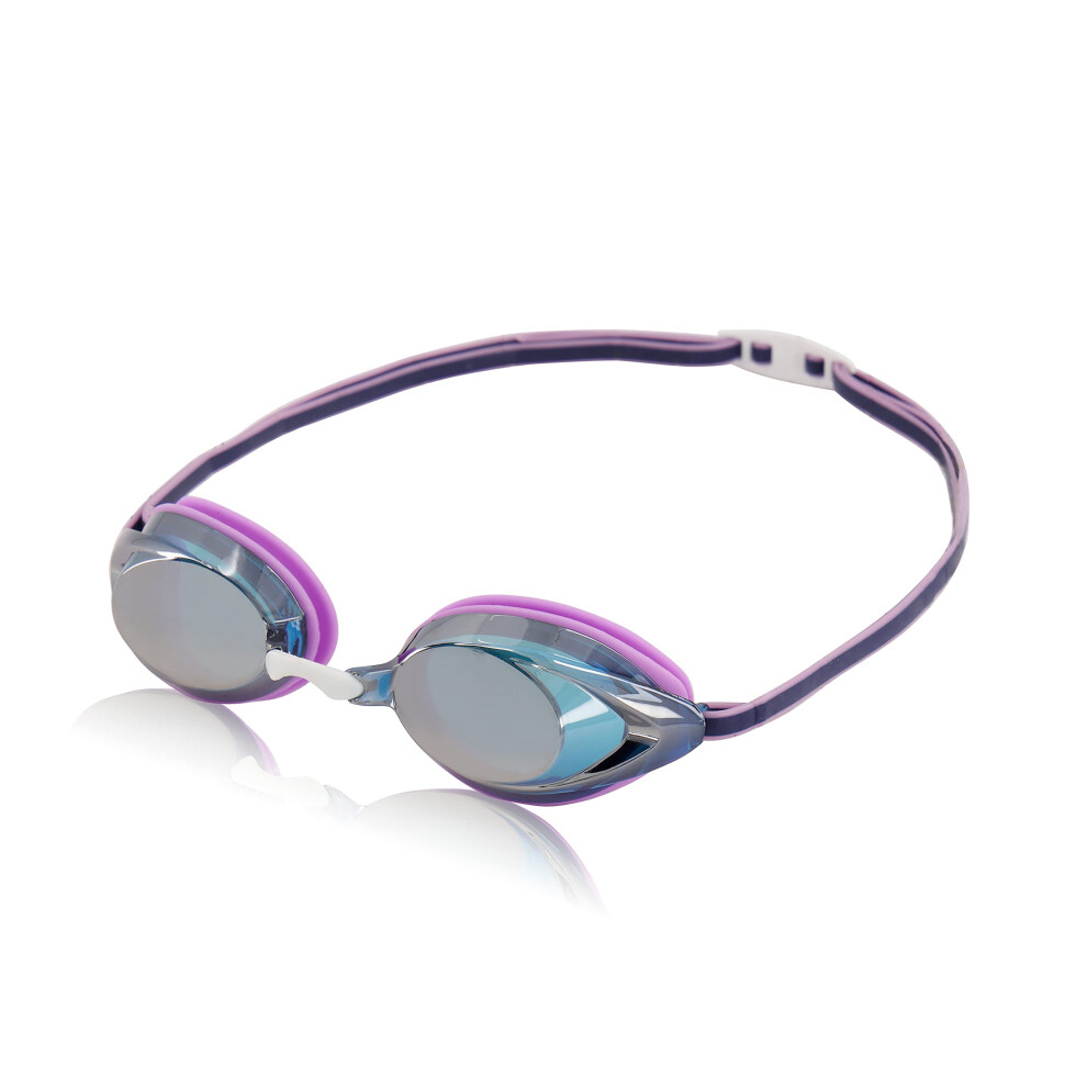 Speedo Women's Swim Goggles Mirrored Vanquisher 2.0  Archroma/Cobalt/S