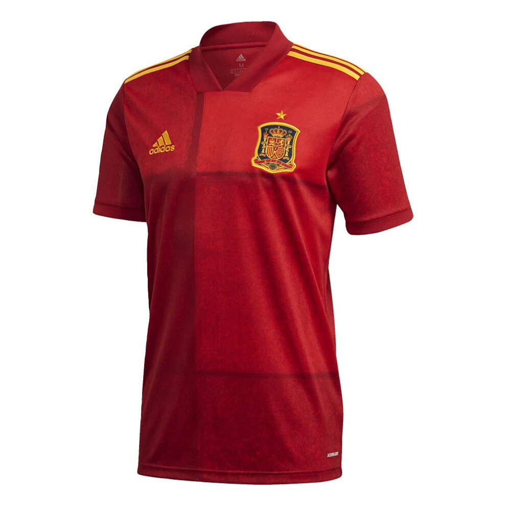 adidas 2020-21 Spain Home Jersey - Red-Yellow 2XL