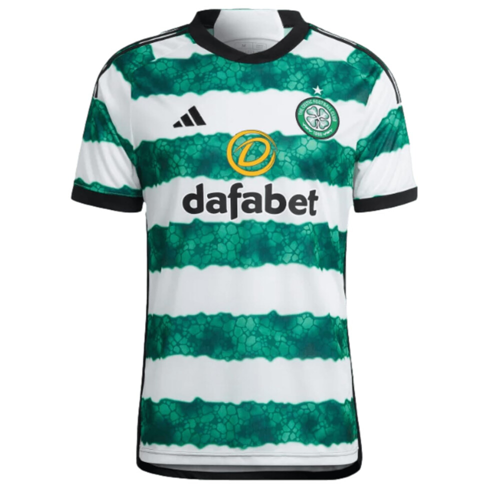 adidas Men's Soccer Celtic FC 23/24 Home Jersey - Distinctive Design