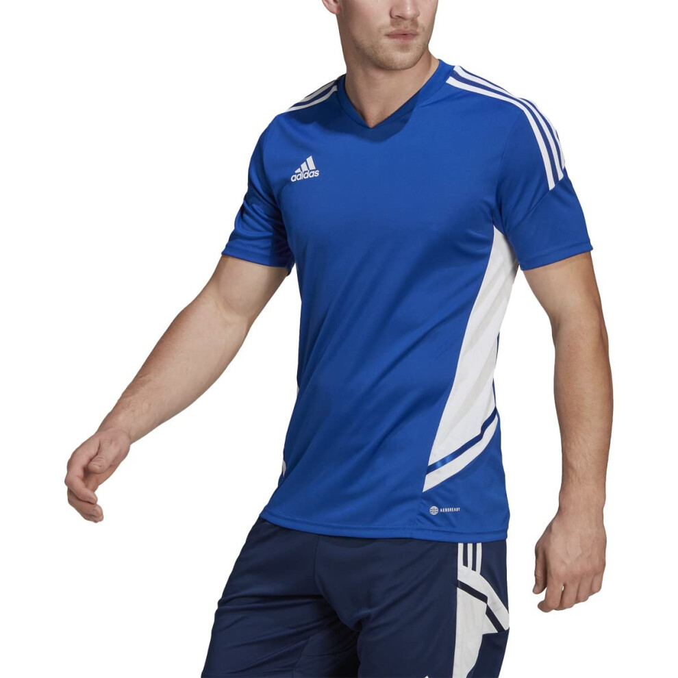 adidas Men's Condivo 22 Jersey  Team Royal Blue/White  Medium