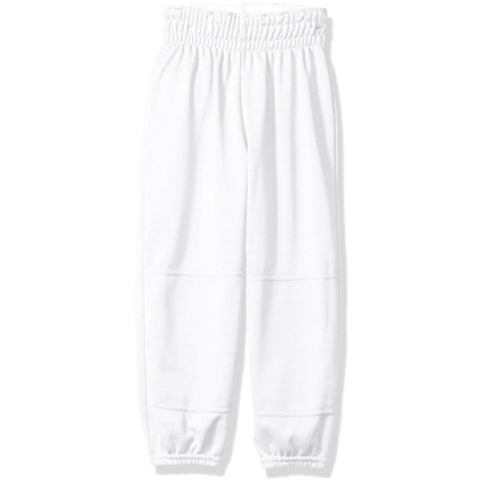 WILSON Youth Basic Classic Fit Baseball Pant  White  Small