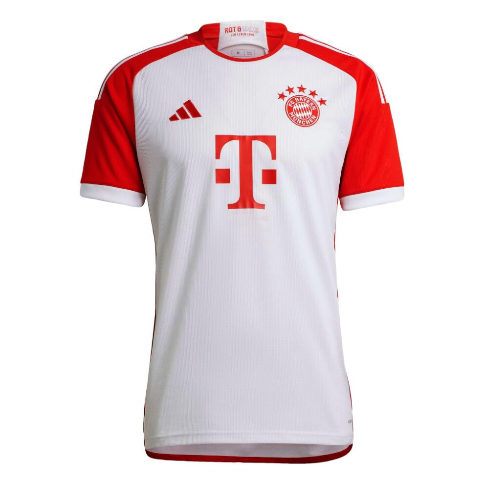 adidas Men's Soccer Bayern Munich 23/24 Home Jersey (as1  Alpha  s  Re