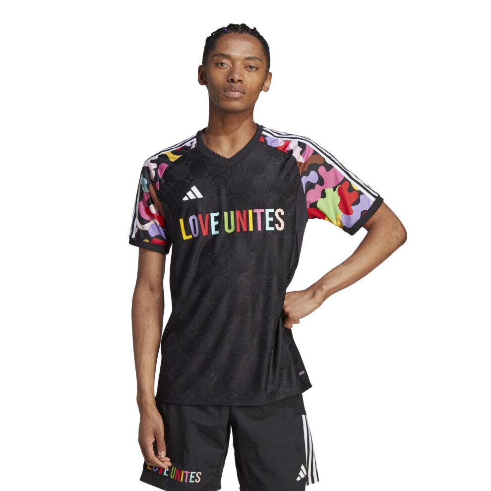 adidas Tiro Jersey Pride Men  Black  Medium