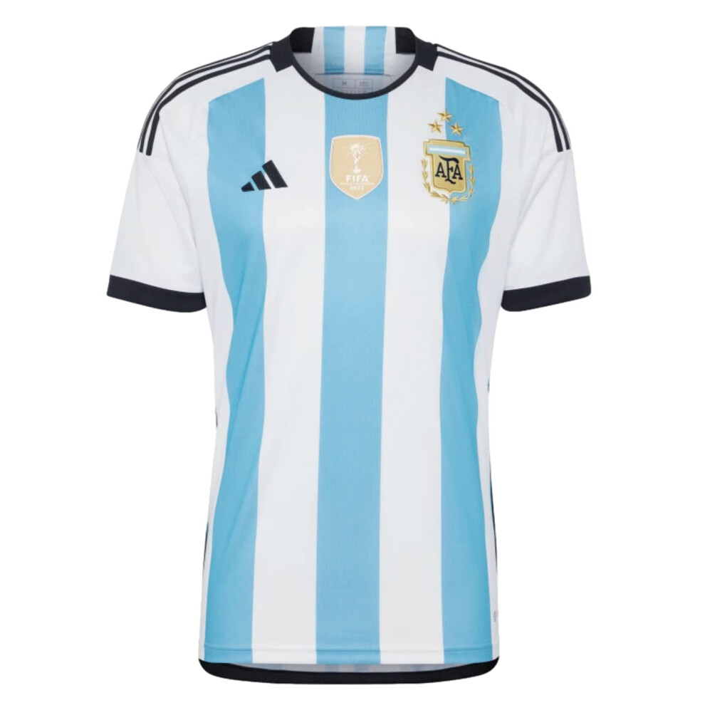 adidas Men's Soccer Argentina 3-Star Winners Home Jersey (as1  Alpha