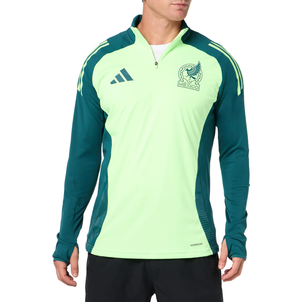 adidas Men's Mexico 2024 Tiro Training Top  Green Spark/Mystery Green