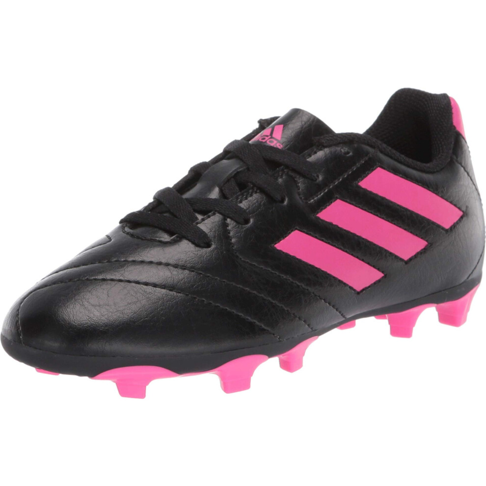 adidas Boy's Goletto VIII Firm Ground Football Shoe  Black/Pink  10 To