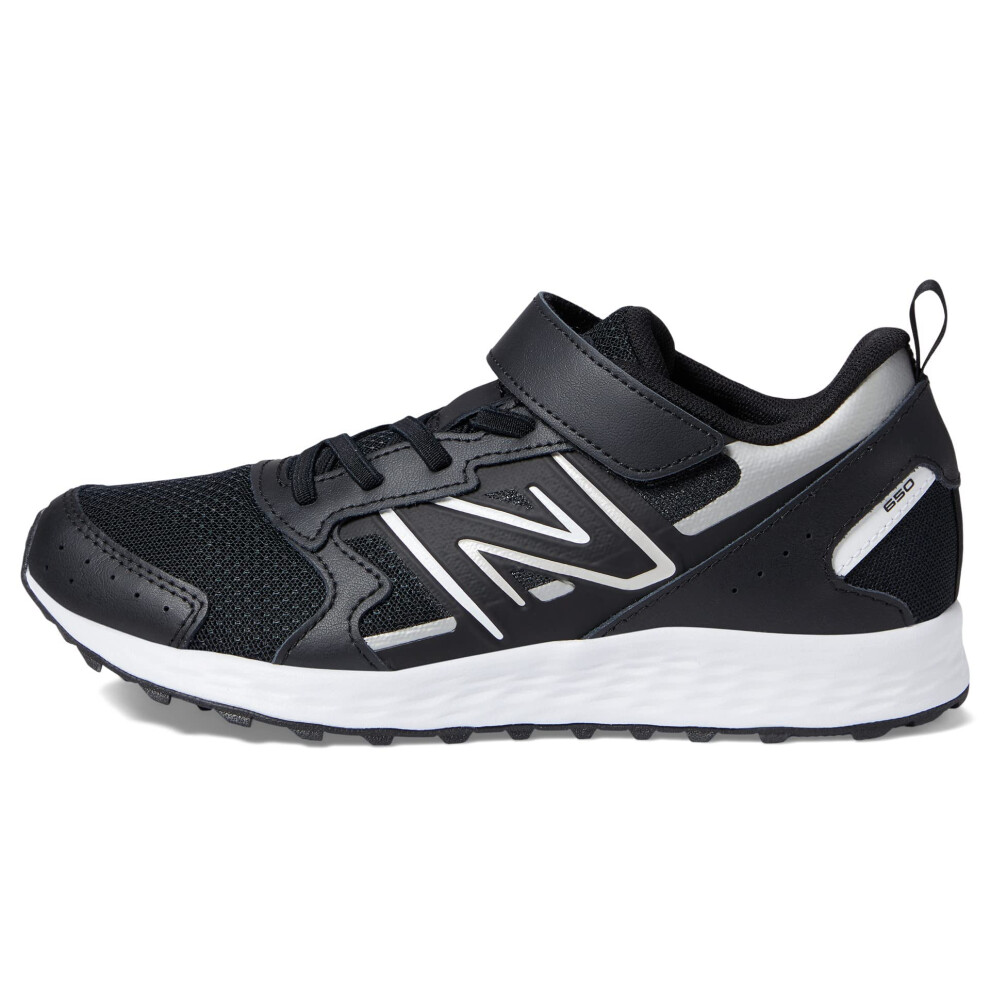 New Balance Fresh Foam 650 V1 Hook & Loop Running Shoe  Black/Metallic