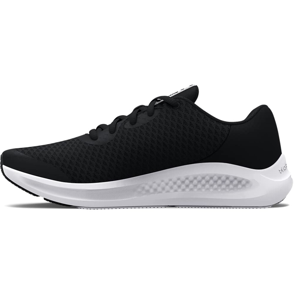 Under Armour Boys' Charged Pursuit 3  Black/White  6.5 Medium US