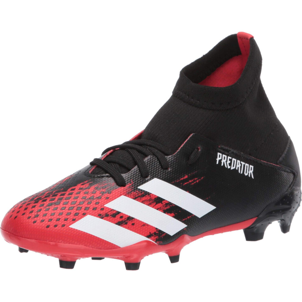 adidas Firm Ground Predator 20.3 Soccer Shoe (unisex-child) Core Black