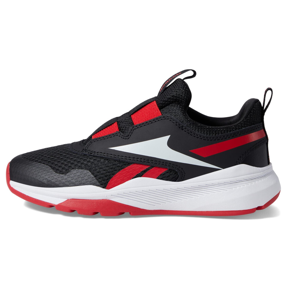 Reebok Boy's Xt Sprinter Slip on Running Shoe  Black/White/Vector Red