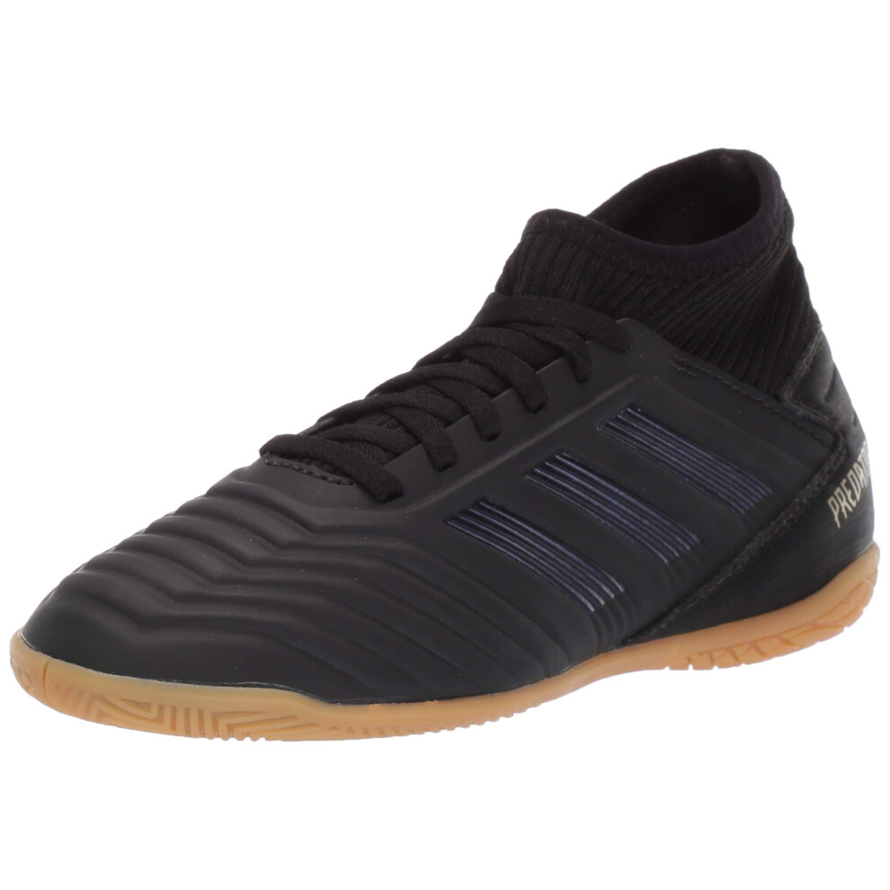 adidas Indoor Predator 19.3 Soccer Shoe (unisex-child) Black/Black/Gol