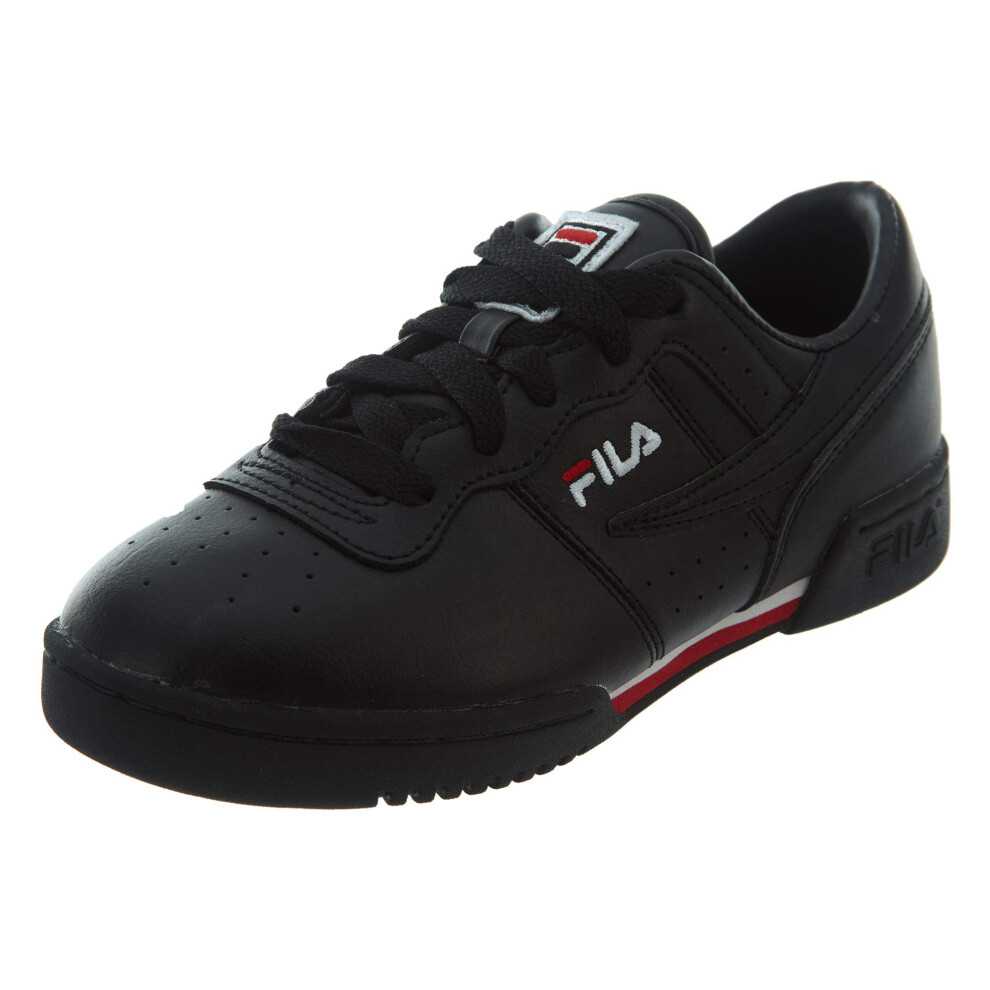 Fila boys Fila Original Fitness Big Kids Sneaker  Black/White/Fila Red