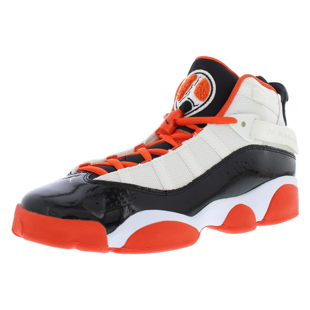 Jordan Boy's Rings (Big Kid) White/Team Orange/Black/Sail 6.5 Big Kid